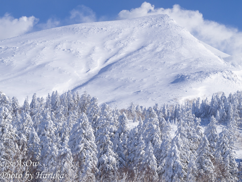 雪の十勝岳201501