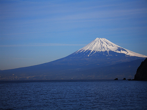 穏やか富士山