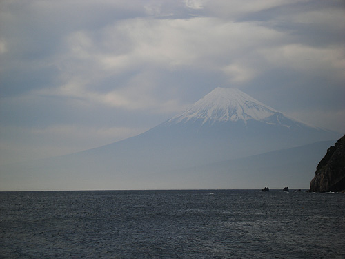 やっと富士山現る