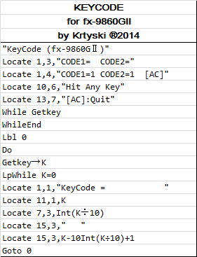 KeyCode_src for fx-9860GII