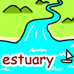 英単語イラスト estuary