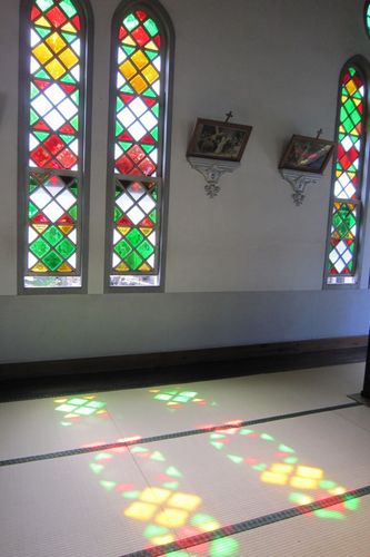 津和野カトリック教会 ステンドガラス