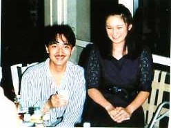1989 9 3日　赤坂御所内でテニスの後お茶をするお二人