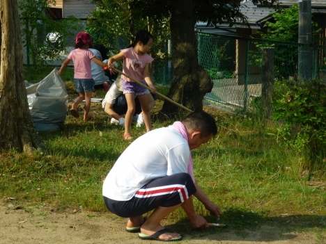 第２児童公園除草（１）